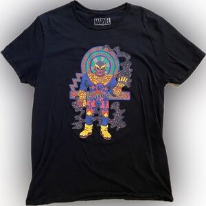 Thanos The Mad Titan, Marvel t-shirt, size L, color black